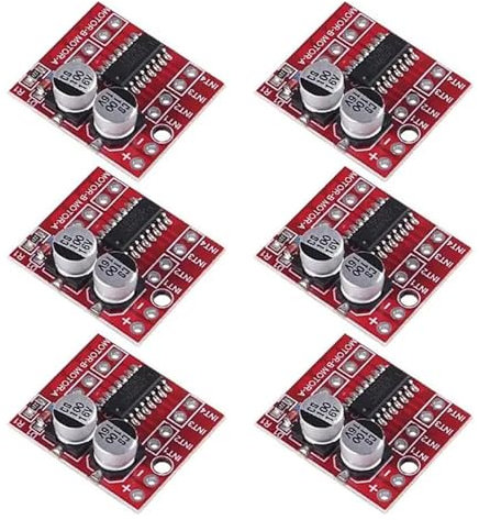 Mini L298N DC Motor Driver, MX1508 Mini Dual Channel 1.5A 2 Way PWM Speed Controller Dual H-Bridge Replace Stepper