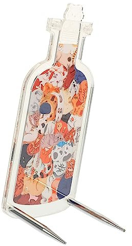 WESIEVYA Drifting Bottle Puzzle Decor Cartoon Pattern Craft Boys and Girls Puzzle Toy Home Decor Drift Bottle