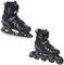 RAVEN Expert 2in1 Schlittschuhe Inline Skates Inliner für Kinder und Erwachsene verstellbar (Black, 43-46 (28-30,5cm))