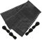 ULTECHNOVO Ersatzstoff für Liegestühle Austausch eines Balkonstuhls Zubehör für Campingstühle Gartenstuhl Ersatzstoff Strandkorb Stoff ersetzen Lounge-Reparaturset Grey