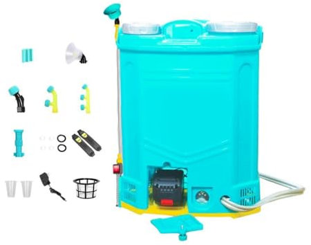 Harilla Pulverizador Eléctrico, Riego de Plantas, Recargable, Portátil, Eléctrico, Pulverizador de Mochila Multiusos para Césped Agrícola