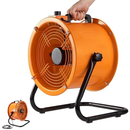 BAOJUHUIKANG 120W,Ventilateur Industriel antidéflagrant, Ventilateur à Grande Vitesse à Faible Bruit, Puissant Ventilateur d'évacuation d'air 80W-320W pour Les ateliers, Les garages et Les usines