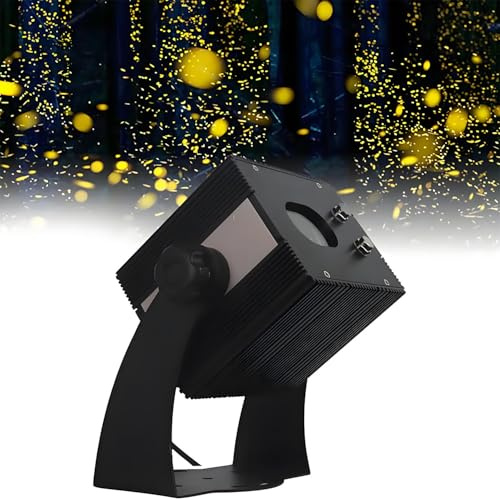 LQQYJSM Projecteur Laser Lumineux Noël, Guirlande Lumineuse Dynamique Type Luciole pour Jardin, Étanche Ip65 pour Extérieur, Projecteur D'Étoiles Noël pour Fêtes, Vitesse Rotation Réglable
