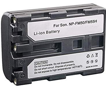 Amsahr BT-SNFM30ORFM50-1CT Numérique Remplacement Caméra/Caméscope Batterie pour Sony Np-Fm30/Fm50/Trv15/Trv230/Trv240/Trv260/Trv330 Gris