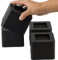 Uping Bed Riser Carré | Lit Rehausseurs, Rehausseurs de Meuble, Pied de Meuble | Ajouter Une Hauteur de 8.5 CM | Protection du Plancher (4 Pcs, Noir)