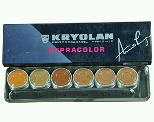 Kryolan Supracolor Professional Concelaer Pallete - 6 tonalità
