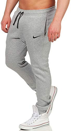 Nike Herren Jogginghose Club 19, Dark Grey Heather/Black/Black, XL, AJ1468-063