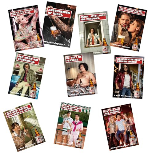 ASTRA Postkarten-Set Edition 3 - Set aus 10 verschiedenen Plakatmotiven, Geschenkidee aus St. Pauli