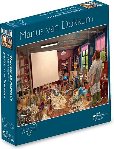 Marius van Dokkum - Wachten op inspiratie - Puzzel 1000 stukjes