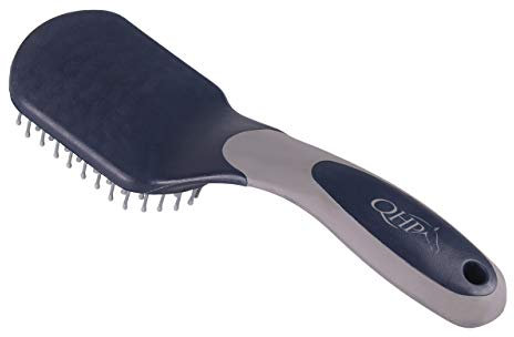 Schweif- und Mähnebürste navy/grau