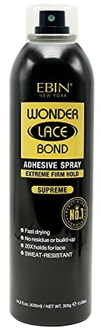 EBIN NEW YORK Wonder Lace Bond Wig Spray adhésif pour perruque 420 ml SUPREME