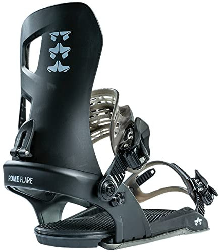 Rome SDS Damen Flare 2022 Snowboard Bindungen, Schwarz, MD/LG