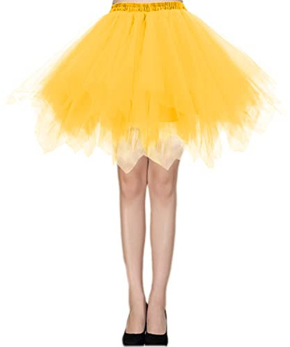 Dame TüllRöcke Cheerleading Tutu Röcke Tutu Tennisröcke Kostüme Unterrock Petticoat Damen Ballettrock für Rockabilly Kleid Tutu Skirt Party Karneval Röcke 1950s Petticoat Röcke Kleider Cosplay