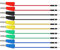 TKSE Silicone Measuring Lines 10 Pcs Stackable Banana Pluck on Breadboard Bridging Wires Soft Flexible Silicone Gauges for Multimeter Automotive Diagnostic Testing