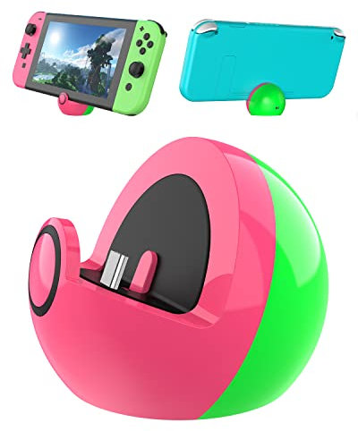 Antank Docking Station per Switch/Switch Lite/Switch OLED, supporto di ricarica portatile per Switch con porta di tipo C