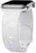Ersatz-Armband mit Sonnenblumen-Gravur, Weiß, 38 mm, kompatibel mit Apple Watch-Armbändern, weiches glänzendes Silikonband für Damen für iWatch Serie Ultra 9, 8, 7, 6, SE, 5, 4, 3, 2
