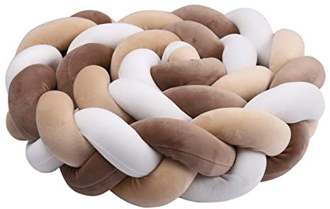 IIQI® geflochtenes Seitenschläferkissen, Stillkissen geflochten - geflochten - Stillen wie auf Wolken (A2,100cm)