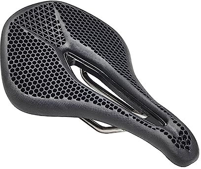 Comphic Fahrradsattel, Wabenstruktur, Schwarz, 3D-Sattel, atmungsaktives Kissen, 3D, Zubehör für Mountainbikes