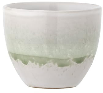 Bloomingville Paula Becher 195 ml, Steingut, D8xH7 cm – Dein stilvoller Begleiter für deinen Kaffeegenuss, dekorative Kaffeetasse oder Teetasse für deinen Frühstückstisch