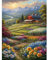 Giahism Malen nach Zahlen Erwachsene Landschaft-Malen nach Zahlen für Erwachsene Blumen,Paint by Numbers Adult Landschaft Ölgemälde für Home Wand Dekor 30x40cm