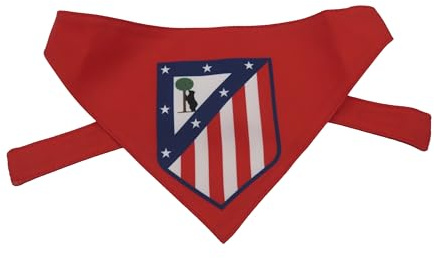 CyP Brands - Atlético de Madrid, Bandana, Zubehör für Haustiere, Hundehalsband, Schal, Rot, offizielles Produkt