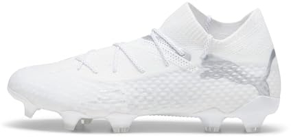 PUMA Future 7 Ultimate FG/AG Neymar Jr BNA silberweiss, 42 Unisex