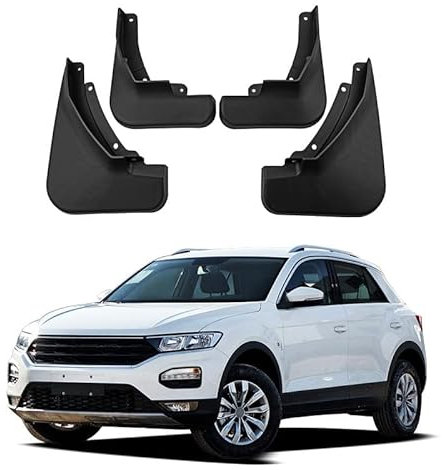 4 Stück Spritzschutz Schlammklappen für VW T-ROC 2018-2022, Schmutzfänger Auto Spritzlappen Vorne Hinten Klappen zubehör