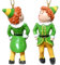 Elf Christmas Ornaments, Elf Man Clay Figurine with Strings Hanging Ornaments for Xmas TreeHoliday Party Festive Season Birthday Gift