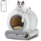 Self Cleaning Cat Litter Tray Automatic Cats Litter Box, 65L Extra Large, Deodorize | Low Entry | APP Control, Detachable Easy Cleaning, Smart Electric Cat Toilet Box for Multiple Cats (XL)