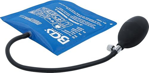 BGS 74481 | Druckkissen mit Handpumpe | quadratisch | 165 x 150 mm | Tragkraft max. 200 kg | Ausdehnung max. 75 mm | Luftregelventil | für Karosserieteile, Autotüren, Rahmen