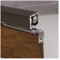 Heavy Duty Closet Door Track Kit, 24 36 48 60 72 Inch Bypass Door Hardware with Soft Close Mechanism, Aluminum Pocket Doors Track Rail Set for Cabinet Closet(Black,60in/152.4cm)