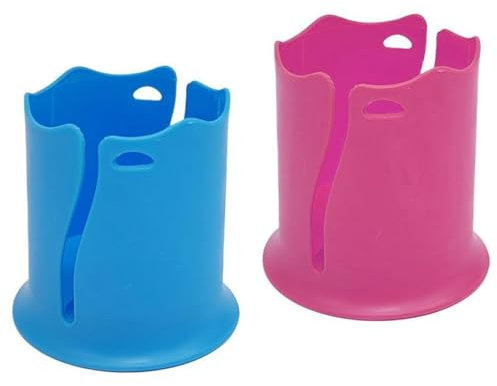 OHREN 2 Stück SUP Zubehör Getränkehalter, Stand Up Paddle Board Getränkehalter, Kajak Zubehör Wasserflaschenhalter, Paddle Board Getränkehalter für Tassen, Dosen und Flaschen (Blau, Rot)