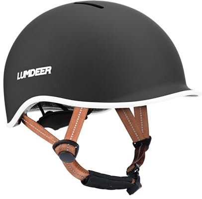 LUMDEER Stylischer Fahrradhelm Damen Herren Cityhelm Stadthelm zum Pendeln