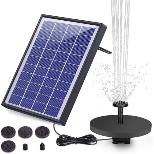 Kit Fontana Pompa per fontana galleggiante solare da 12 W, pannelli solari da 5,5 W fontana(6.5W)