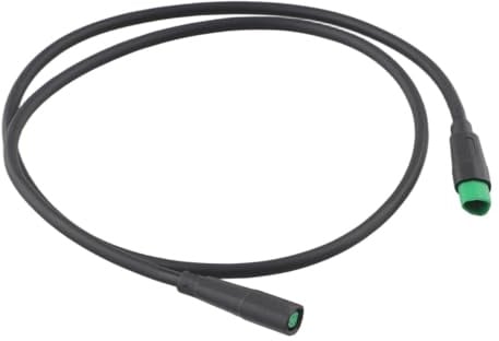 Violiica E-Bike-Display-Verlängerungskabel, 5-polig, Dosen-Protokoll-Buchse auf Stecker, für Bafang-Elektrofahrräder, 665 mm Länge, ABS-Material, Schwarz