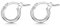 Amberta® 925 Sterling Silber Edle Ringe mit Scharnierbügel – Kleine runde Creolen Ohrringe - Durchmesse: 7 10 15 20 25 35 45 55 mm (7mm)