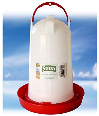 Supa Poultry Drinker Red & White 3ltr