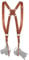 C Coiro Harnais Appareil Photo Professionnel Accessoires Appareil Photo, Bandoulière Double En Cuir Pour Appareil Photo, Bandoulière en cuir Appareil Photo Reflex, Standard, Couleur Tan
