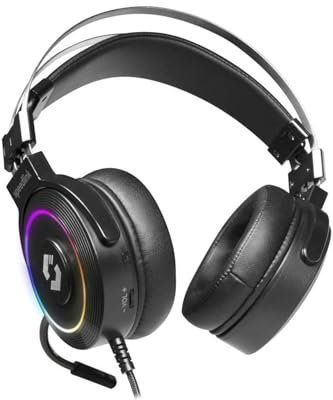 Speedlink ORIOS RGB 7.1 Cuffie da gioco, Microfono,nero, Regolabile