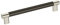 Amerock | Cabinet Pull | Polished Nickel/Gunmetal | 8 inch (203 mm) Center-to-Center | Esquire | 1 Pack | Drawer Pull | Drawer Handle | Cabinet Hardware