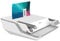 Fellowes Lyra 3-in-1 Bindemaschine mit Fach – Stanzt 20 Blatt, bindet bis 300 – Für A4/A5 – Inkl. 1.000 Heftklammern – Manuell – Ideal für Schule oder kleines Büro