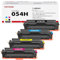 INFITONER 4X Toner Cartridge 054H 054 für i-SENSYS MF645Cx LBP623Cdw MF643Cdw MF641Cw LBP621Cw MF642Cdw MF644Cdw LBP622Cdw MF640C LBP620C Schwarz Cyan Gelb Magenta