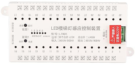 DC12V 24V LED Light Human Body Induction Kit LED Streifenlichter Treppenstufensensor Korridorstufensensor-Controller