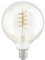 EGLO E27 Lampe, Spiral LED Glühbirne Globe, Vintage Leuchtmittel amber für Retro Beleuchtung, 4 Watt (entspricht 26 Watt), 270 Lumen, warmweiß, 2200k, Edison Birne G125, Ø 12,5 cm