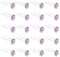 ZOUIQSS 20 Pack (Violet) Cristal Fleur Épingles À Cheveux Strass Pinces À Cheveux pour Mariée Mariage Femmes Accessoires De Bijoux De Cheveux, avec Récipient Transparent