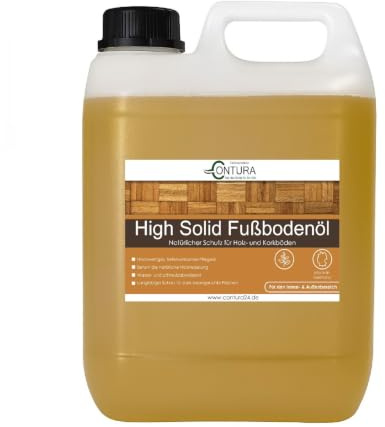 Fußbodenöl Parkettöl Korköl Holzöl Öl für Holz Möbel Parkett Fußboden Holzboden (5 Liter)