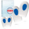 Health Press® Silikon Fersenpolster – 2 Paare (4 Stück) Fersenkissen, Größe L – Geleinlagen für die Ferse – Soft Gel Schuhpads – Premium Ferseneinlagen