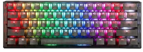 Ducky One 3 Aura Black Gaming Tastatur, RGB LED - MX-Red