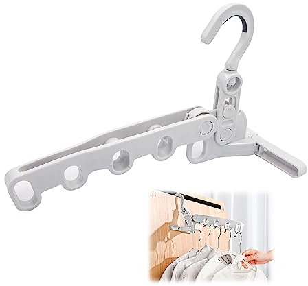 Pliant Cintre Mural Vêtements Porte - 1 pièce ABS Cintre Mural Rabattable Porte-Manteaux Pliant Mural Suspendus Support Vêtements pour Chambre Salon Balcon, pour Étendoir Suspendu, Fixé au Dessus
