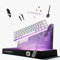Nyfter - 60% Gaming Keyboard - DOPPELTE Dämpfung, PRE-LUBED Gateron Yellow Switches, HOTSWAPPABLE, 100% RGB Beleuchtung, ISO DE Layout NYFBOARD GEN2 Gaming Tastatur